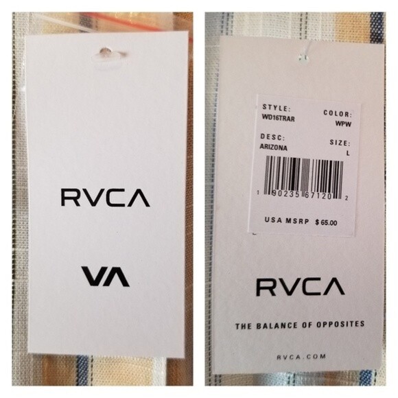 NEW RVCA Arizona Large Striped Cut-Out Sleeveless Partially Lined Dress‎ Pockets - Picture 14 of 15